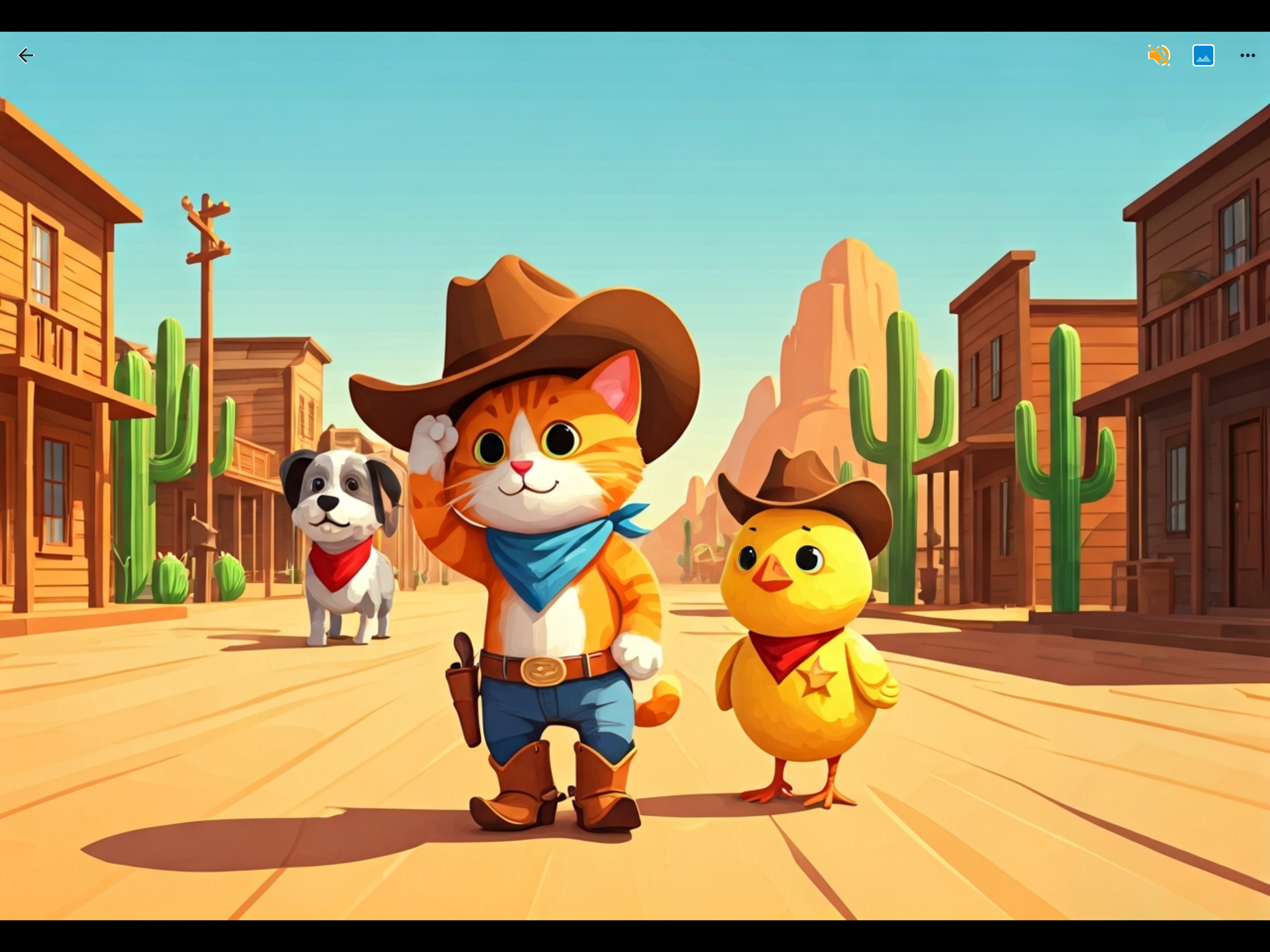 Cowboy Cat story example